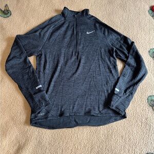 nike fleece quarter zip - size medium